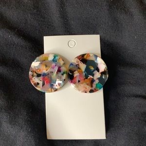 Colorful stud earrings